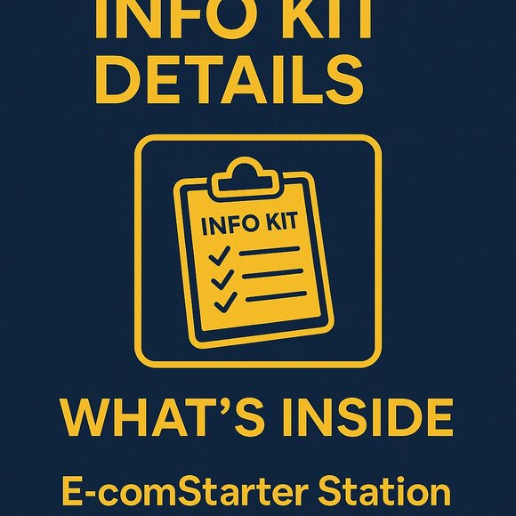 Business Starter Bundle • E-comStarter Station (5 Info Kits Included — Physical) - Picture 2 of 3